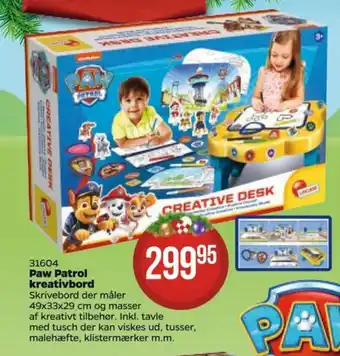 Paw Patrol kreativbord