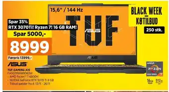 Power ASUS TUF GAMING A15 FA507RWHN063W tilbud