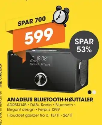AMADEUS BLUETOOTH-HØJTTALER ADRBT414B