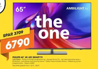 Expert PHILIPS 65" 4K LED SMART TV 65PUS8888 tilbud
