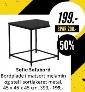 My Home Sofie Sofabord tilbud