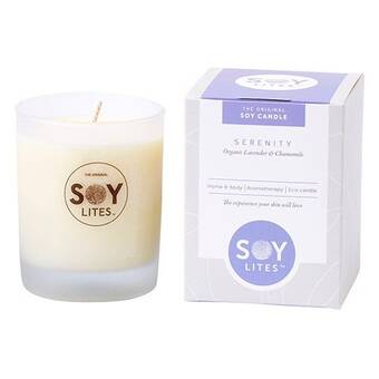 Helsam Soylites soyalys med duft serenity - 220 ml tilbud