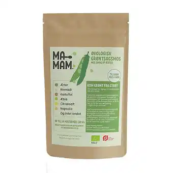 Helsam Ma-mam grøntsagsmos m. smag af ærter ø - 70 g tilbud