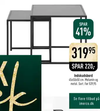 Imerco Casa living indskudsborde tilbud