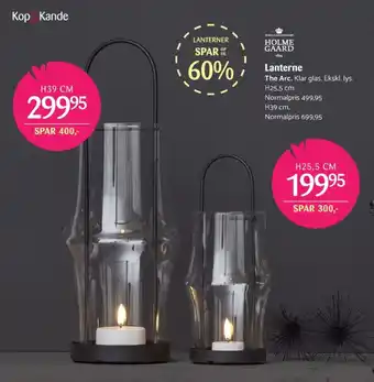 Kop & Kande Holmegaard lanterne tilbud