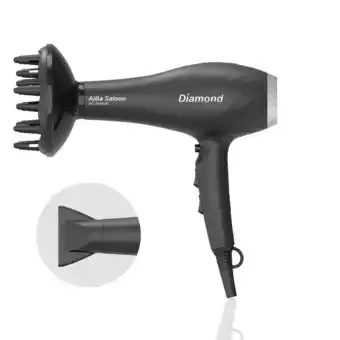 Kop & Kande Alba diamond h620di hårtørrer ac saloon sort 2200w tilbud