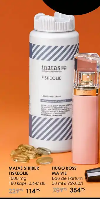 Matas Matas striber fiskeolie tilbud