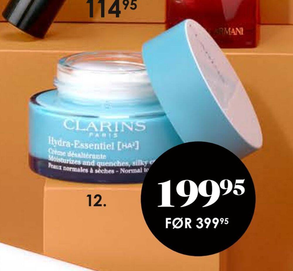 Clarins hydraessentiel tilbud hos Matas