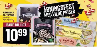 FÆRDIGDEJ EL. TOPPING