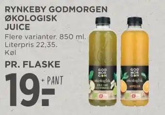 MENY RYNKEBY GODMORGEN ØKOLOGISK JUICE tilbud