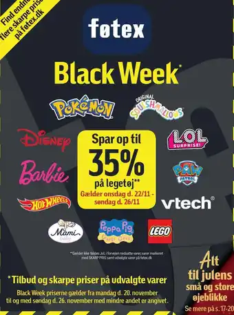 Føtex Spar op til 35% på legetøj tilbud