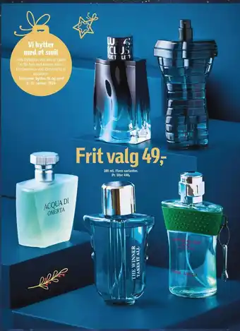 Føtex Frit valg parfumer tilbud