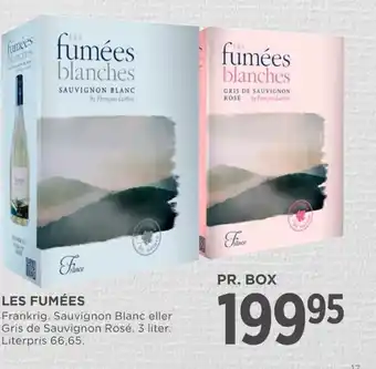 MENY LES FUMÉES tilbud