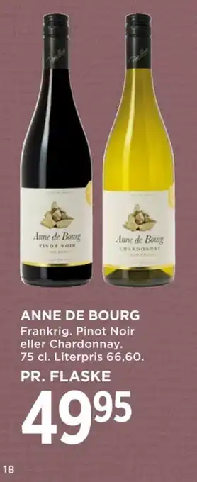 MENY ANNE DE BOURG tilbud