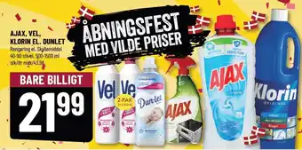 Løvbjerg AJAX, VEL, KLORIN EL. DUNLET tilbud