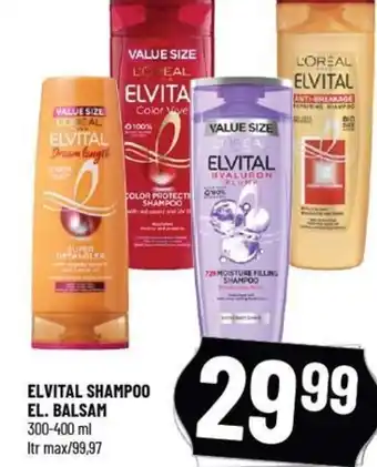Løvbjerg ELVITAL SHAMPOO EL. BALSAM tilbud