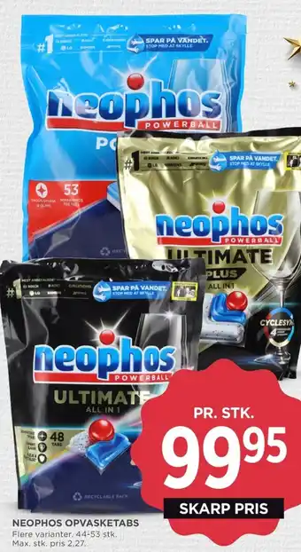 MENY NEOPHOS OPVASKETABS tilbud