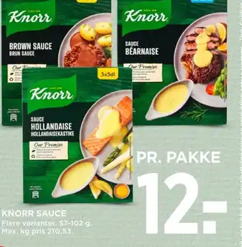 MENY KNORR SAUCE tilbud