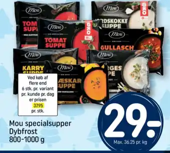 REMA 1000 Mou jordskokkesuppe tilbud