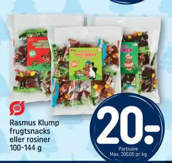 REMA 1000 Rasmus klump frugtbamser tilbud