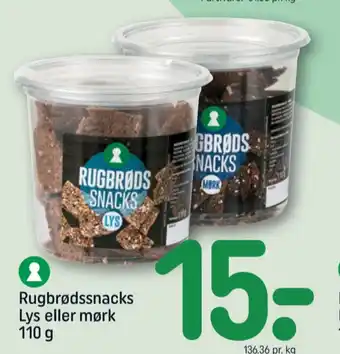 REMA 1000 Ukendt rugbrødssnacks tilbud