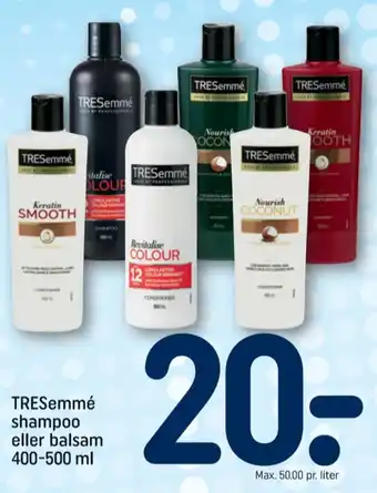 REMA 1000 Tresemmé shampoo tilbud