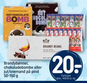 REMA 1000 Brandy beans dessertchokolade tilbud