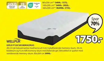 JYSK GOLD F120 SKUMMADRAS tilbud