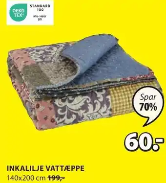 JYSK INKALILJE VATTÆPPE tilbud