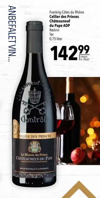 Cellier des princes châteauneuf du pape aop