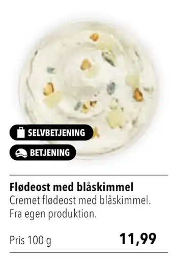 Flødeost med blåskimmel