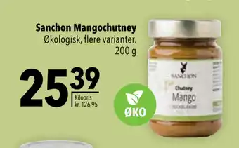 Sanchon mangochutney