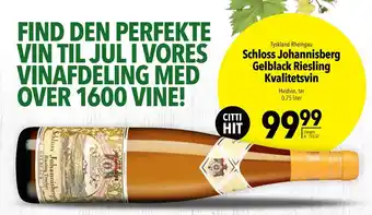 Schloss johannisberg gelblack riesling kvalitetsvin