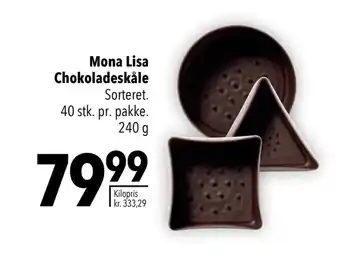 Citti Mona lisa chokoladeskåle tilbud