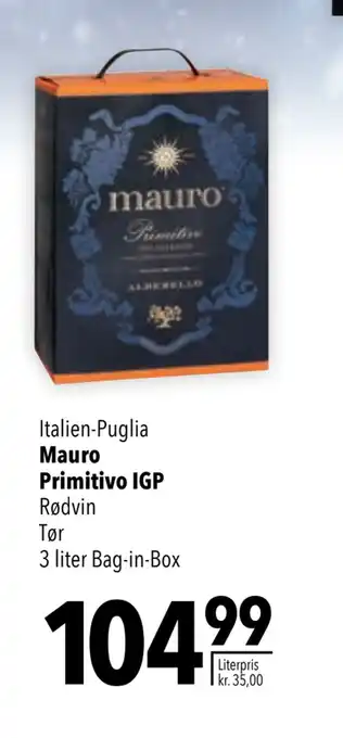Citti Mauro primitivo igp tilbud