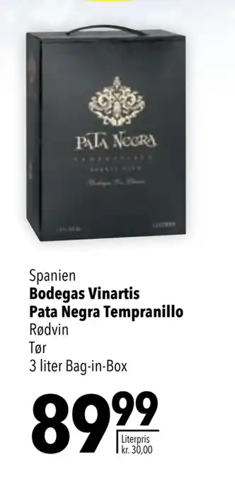 Citti Bodegas vinartis pata negra tempranillo tilbud