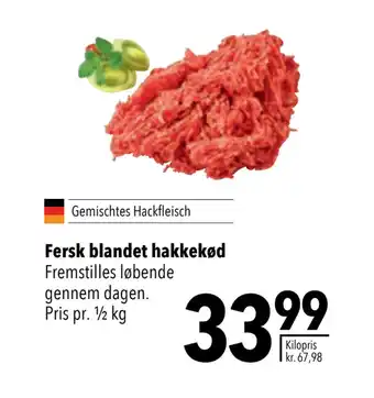 Fersk blandet hakkekød