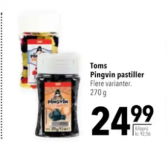 Toms pingvin pastiller