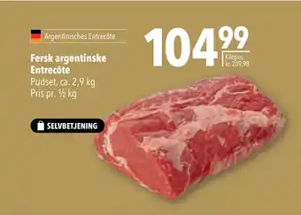 Citti Fersk argentinske entrecôte tilbud