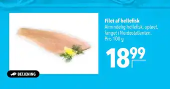 Filet af hellefisk