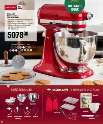Citti Kitchenaid køkkenmaskine artisan 5ksm175 tilbud