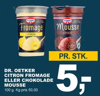 Let-Køb Dr oetker chokolademousse tilbud