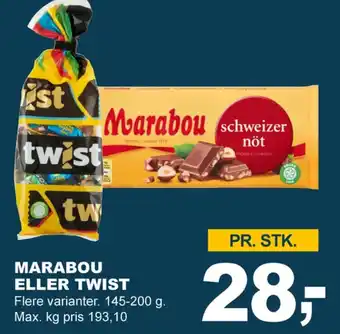 Let-Køb Twist dessertchokolade tilbud