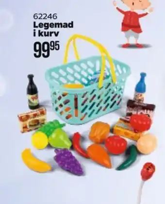 Legemad i kurv