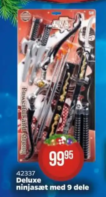 Deluxe ninjasæt med 9 dele
