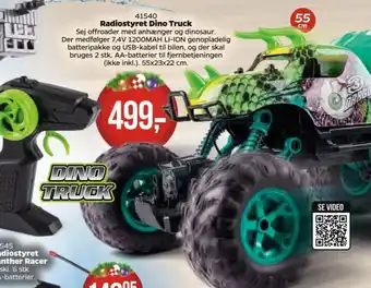 Radiostyret Dino Truck