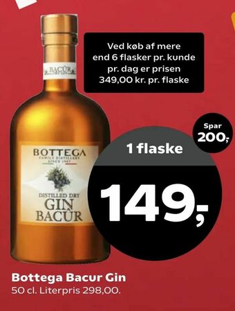 Kvickly Bottega Bacur Gin tilbud