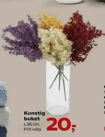 Kvickly Kunstig buket tilbud
