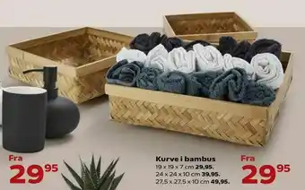 Kvickly Kurve i bambus tilbud