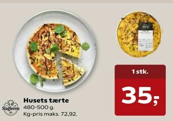 Kvickly Husets tærte tilbud